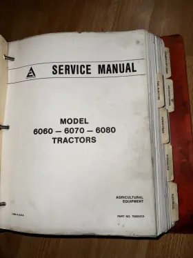 6080 AGCO Allis Chalmers Tractor Service Manual #2