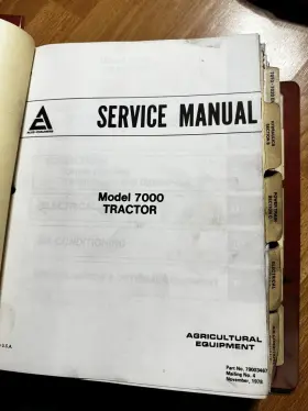 7045 AGCO Allis Chalmers Tractor Service Manual #3