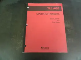 9971039SND AGCO Disc Ripper Sunflower Operator Manual