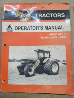 9435-9455 AGCO ALLIS Tractors Operators Manual