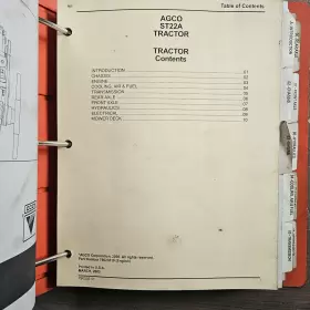 ST22A AGCO Tractor Service Manual #3
