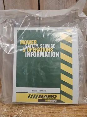 803211-SHD ALAMO INDUSTRIAL Mower Safety Service Operations