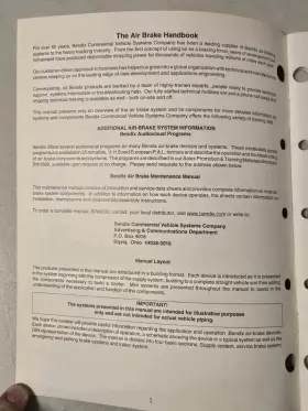 BW5057 ALLIED SIGNAL Bendix Air Brake Handbook Service Manual #3