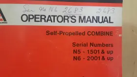1319289 ALLIS-CHALMERS Gleaner Propelled Combine Operators #3