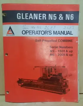 1319289 ALLIS-CHALMERS Gleaner Propelled Combine Operators