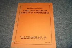 19GC ALLIS-CHALMERS Bulldozer Gradebuilder Catalog Manual Xz