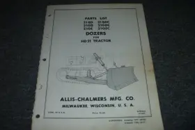 21GEC ALLIS-CHALMERS Tractor Catalog Manual Xz