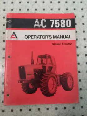 258160 ALLIS-CHALMERS Diesel Tractor Operators Manual