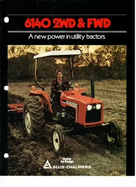6140 ALLIS-CHALMERS Wd Fwd Tractor Brochure Literature