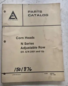 9005797 ALLIS-CHALMERS Corn Heads Catalog