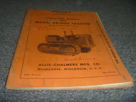 HD16AC ALLIS CHALMERS Tractor Torque Converter User Operator
