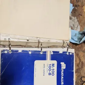 M100-B ALLIS-CHALMERS Motor Grader Catalog Service Manuals