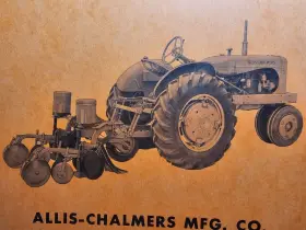 TM-103A ALLIS-CHALMERS Wd Row Lister Planter Owners Operators #2