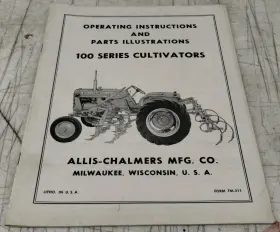 TM-211 ALLIS-CHALMERS Cultivators Manual
