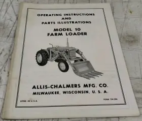 TM-286 ALLIS-CHALMERS Farm Loader Manual