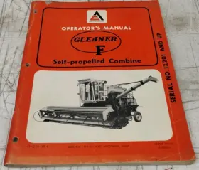 TM-507 ALLIS-CHALMERS Gleaner Propelled Combine Up