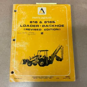 TP-106B ALLIS-CHALMERS Tractor Loader Backhoe Manual Book