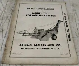 TPL-382 ALLIS-CHALMERS Forage Harvester Manual