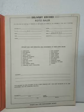 TPL0212 ALLIS-CHALMERS Roto Baler Operating Repair Milwaukee #2