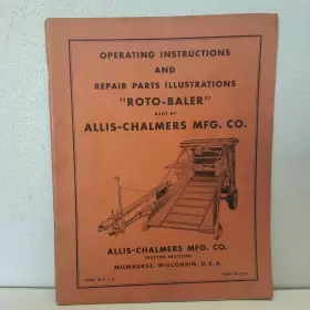 TPL0212 ALLIS-CHALMERS Roto Baler Operating Repair Milwaukee