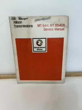 654CR ALLISON Transmission Service Manual