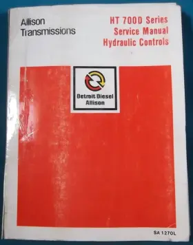 SA-1270L ALLISON Transmission Service Repair Manual