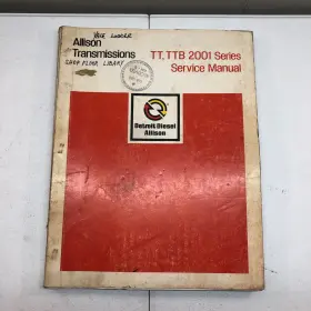SA-1277D ALLISON Ttb Powershift Transmission Service Manual