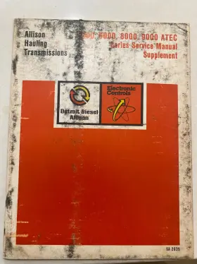 SA-2035 ALLISON Hauling Transmission Atec Service Manual