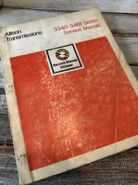 SA1096H ALLISON Transmission Service Repair Manual