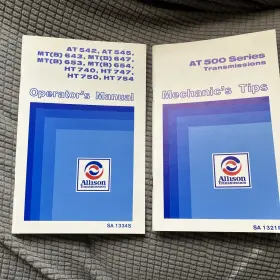 SA1334S ALLISON Transmission Mechanics Manual