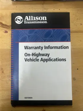 SE0100EN ALLISON Transmission Highway Appli