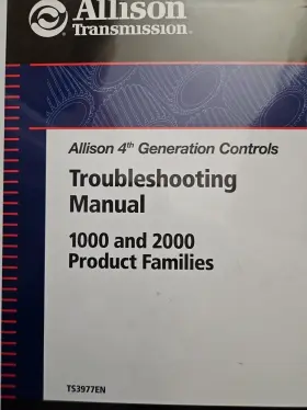 TS3977EN ALLISON Transmission Troubleshooting Manual Families #2