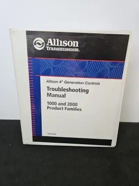 TS3977EN ALLISON Transmission Troubleshooting Manual Families