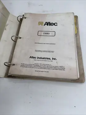 D880 ALTEC Derrick Service Repair Workshop Manual #2