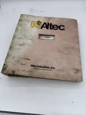 D880 ALTEC Derrick Service Repair Workshop Manual
