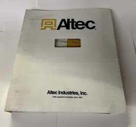 749-20095 ALTEC INDUSTRIES Aerial Boom Crane Manual