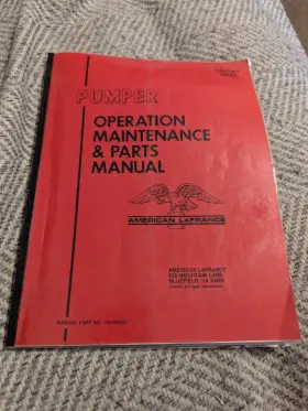 138-000327 AMERICAN LAFRANCE Century Pumper Operation