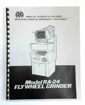 MAN-AARA24IN AMERICAN MACHINERY Flywheel Grinder Manual