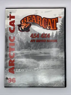 2255-466 ARCTIC CAT Atv Service Manual Bearcat Mn