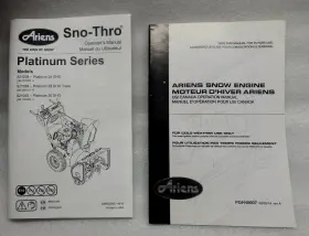 04856200C ARIENS Platinum Sno Thro Snow Thrower Operator