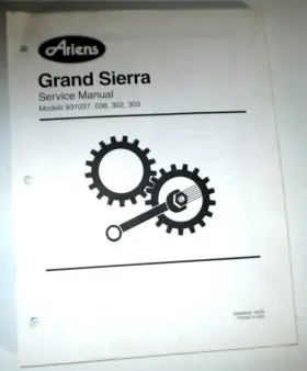 931303 ARIENS Sierra Lawn Garden Tractor Service Manual