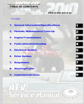 150-T14 ARTIC CAT Service Repair Manual Operators Owners Atv #3