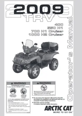 550TRV ARTIC CAT Trv Service Repair Manual Operators Wiring #3