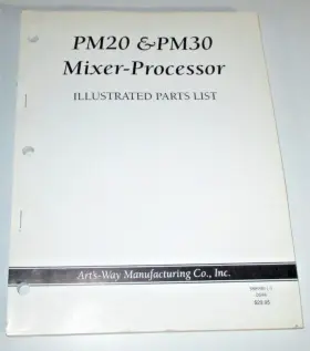 PM30 ARTS WAY Mixer Processor Manual Catalog Book
