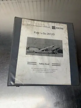 2612D ASTEC Mobile Screener Fold Ftn Go Operators Manual