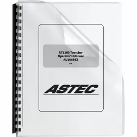 AU106663 ASTEC Trencher Operators Manual
