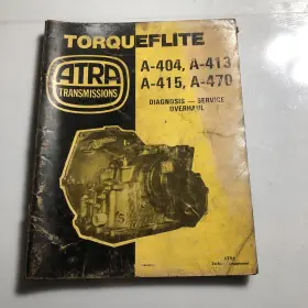A-413 ATRA Torqueflite Transmission Diagnosis Service