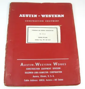 T104 AUSTIN WEATERN CONSTRUCTION EQUIPMENT Western Blh Tandem