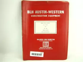 470-N AUSTIN WESTERN Blh Power Graders Repair Catalog