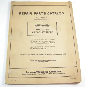 635-A AUSTON WESTERN CONSTRUCTION EQUIPMENT Austin Motor Road